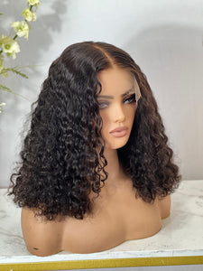 Ready to ship curly wig hd lace